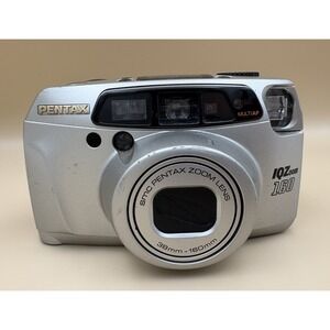 Pentax IQZoom 160 35mm Point & Shoot Film Camera w/38-160mm Lens - Tested -